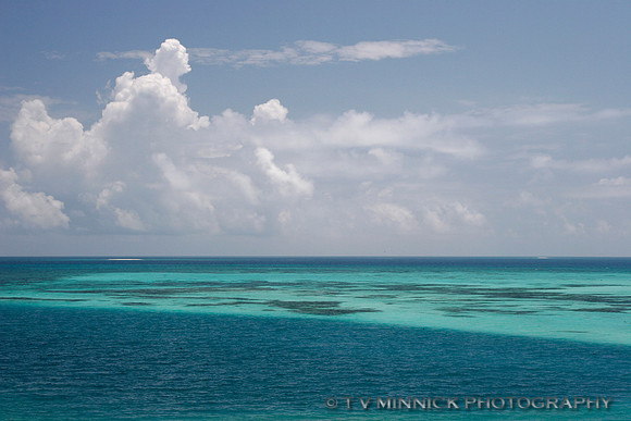 Blue Sea and Clouds