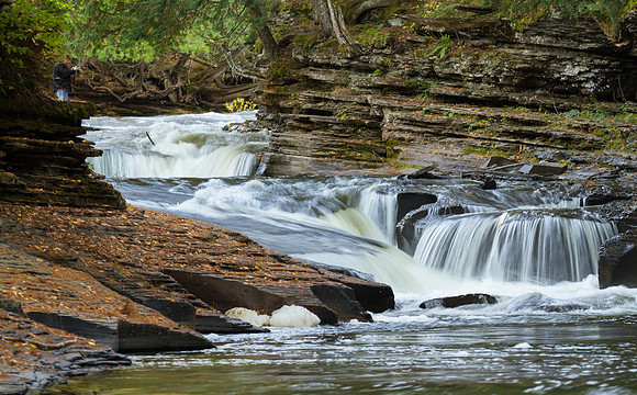 Falls On Presque Isle River