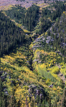 Mountainside in Fall River Valley