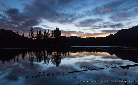 Sunrise at Sprague Lake