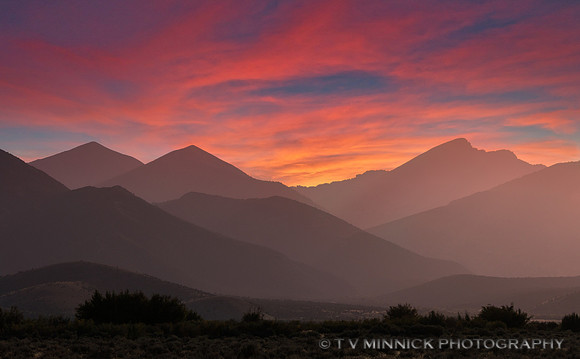 Sunset at Great Basin
