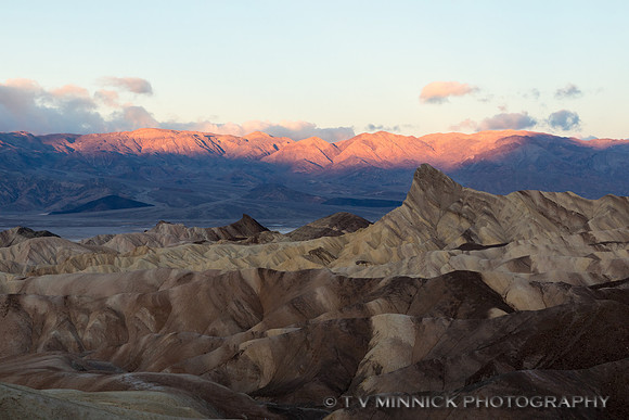 First Light on Panamint Mountains