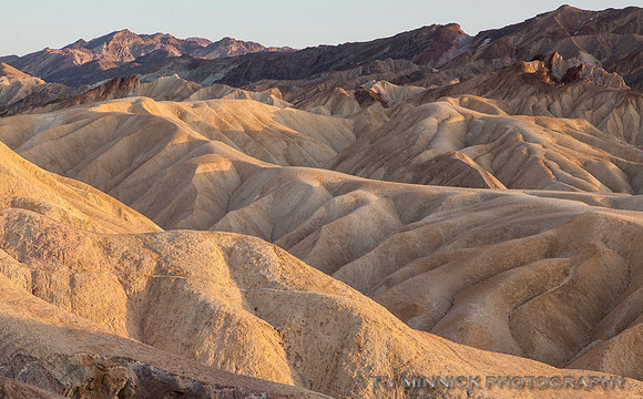 Late Light on Zabriskie Badlands