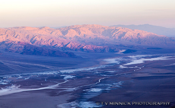 First Light on Panamint Mountains