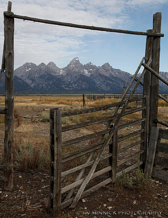 Corral Gate and Mountains