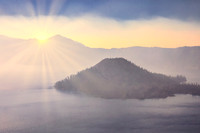 Sunrise Over Crater Lake