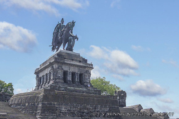 Statue of Kaiser Wilhelm I on the German Corner, Koblenz