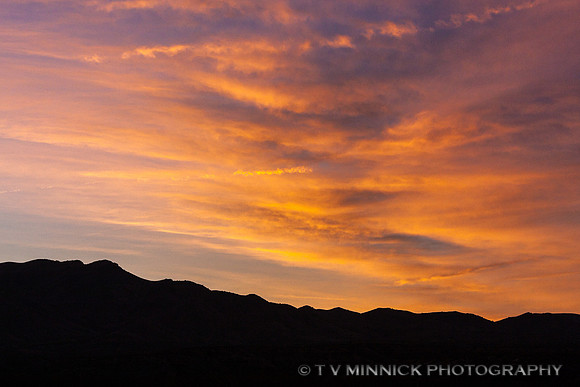 Sunset Over Chupadera Mountains