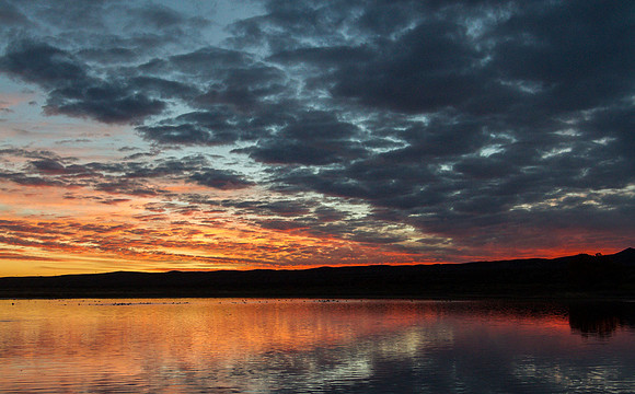 Sunset at the Crane Pools
