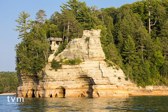 Miner's Castle from the lake