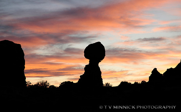 Balanced Rock Sunset
