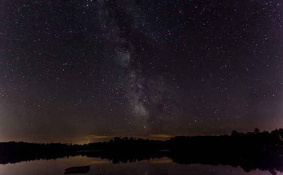 Milky Way over Bobidosh Lake
