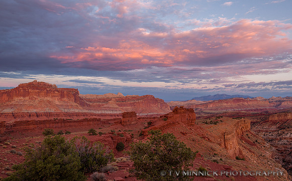 After Sunset in Capitol Reef