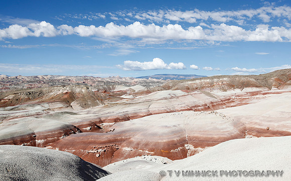 Clouds Over Bentonite Hills