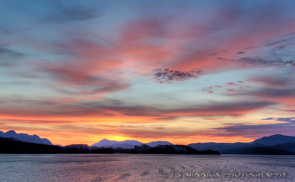 Inside Passage Sunset