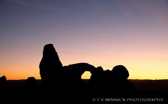 Turret Arch after Sunset