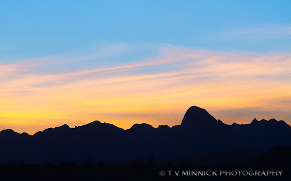 Big Bend Sunset Sky
