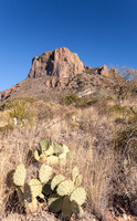 Casa Grande peak from inside the Basin