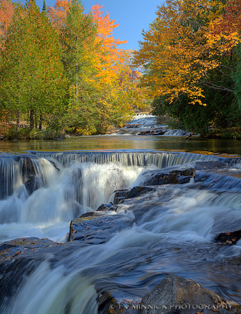 Bond Falls in Autumn