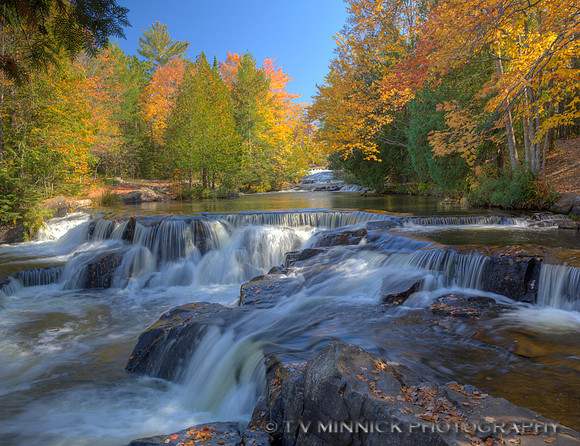 Bond Falls in Autumn