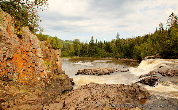 Middle Falls on Pigeon River